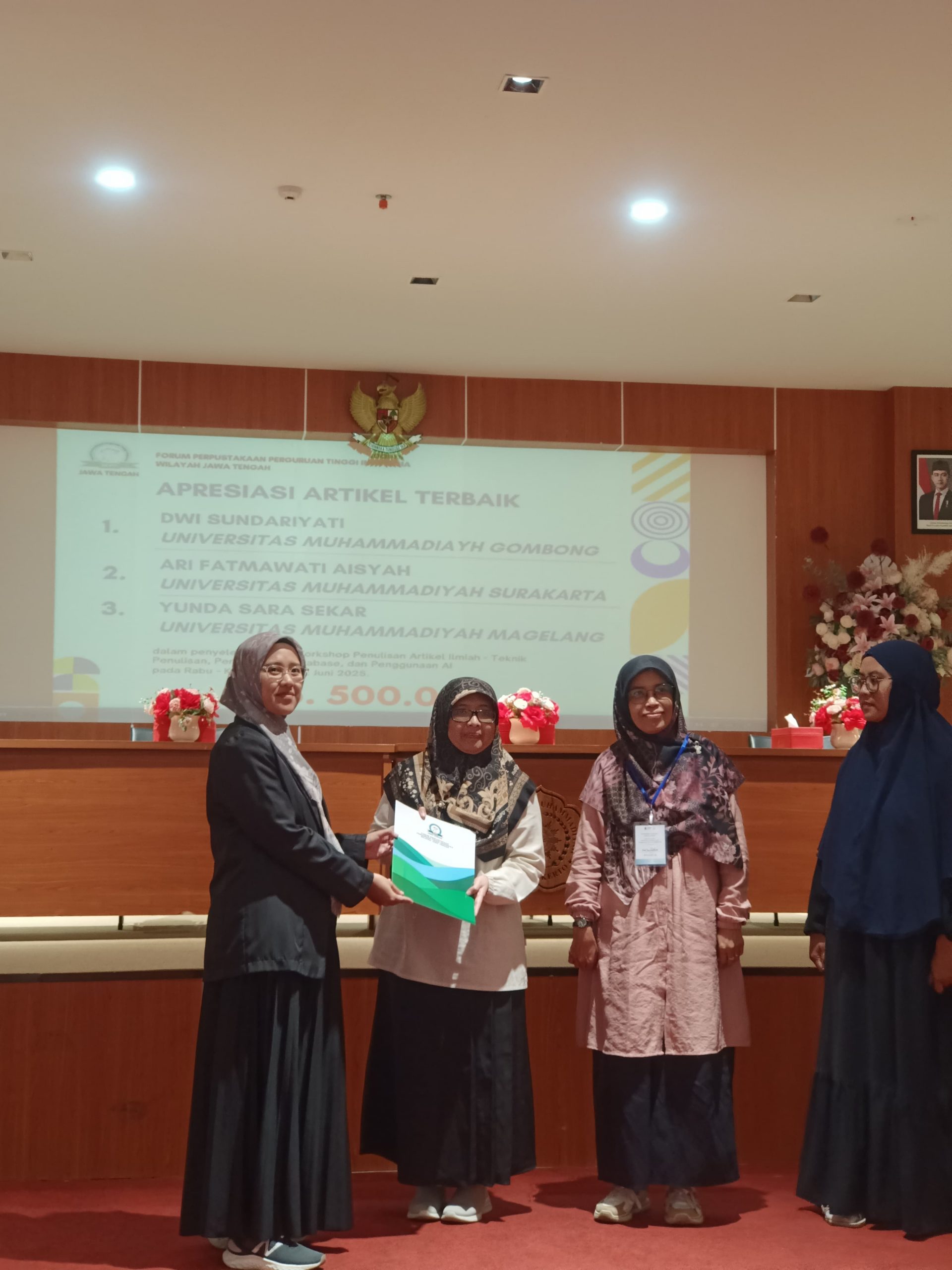 Artikel Pustakawan UMS Masuk 3 Besar Terbaik di Workshop FPPTI Jateng 2025