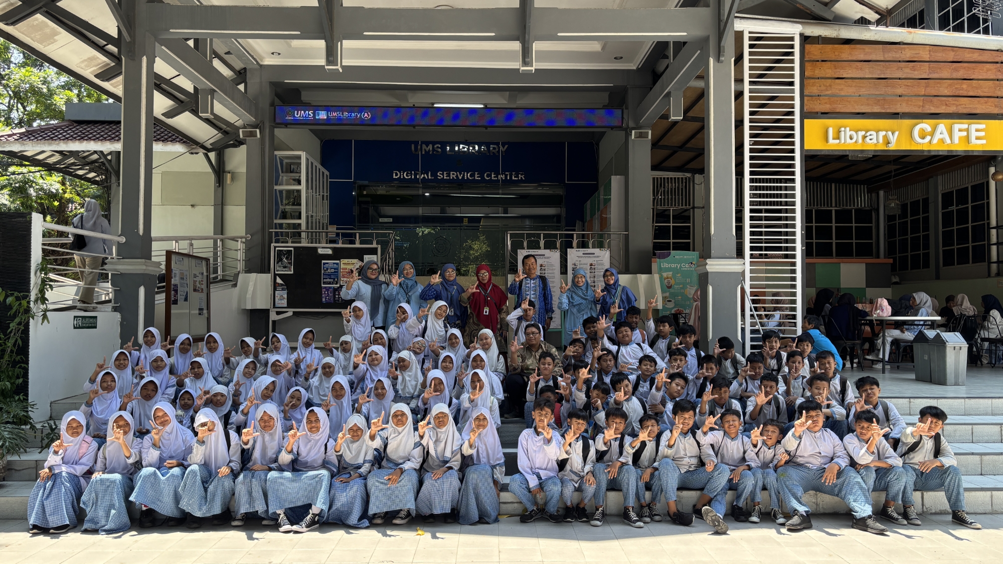 Serunya Outing Class MIM Gedongan di Perpustakaan UMS