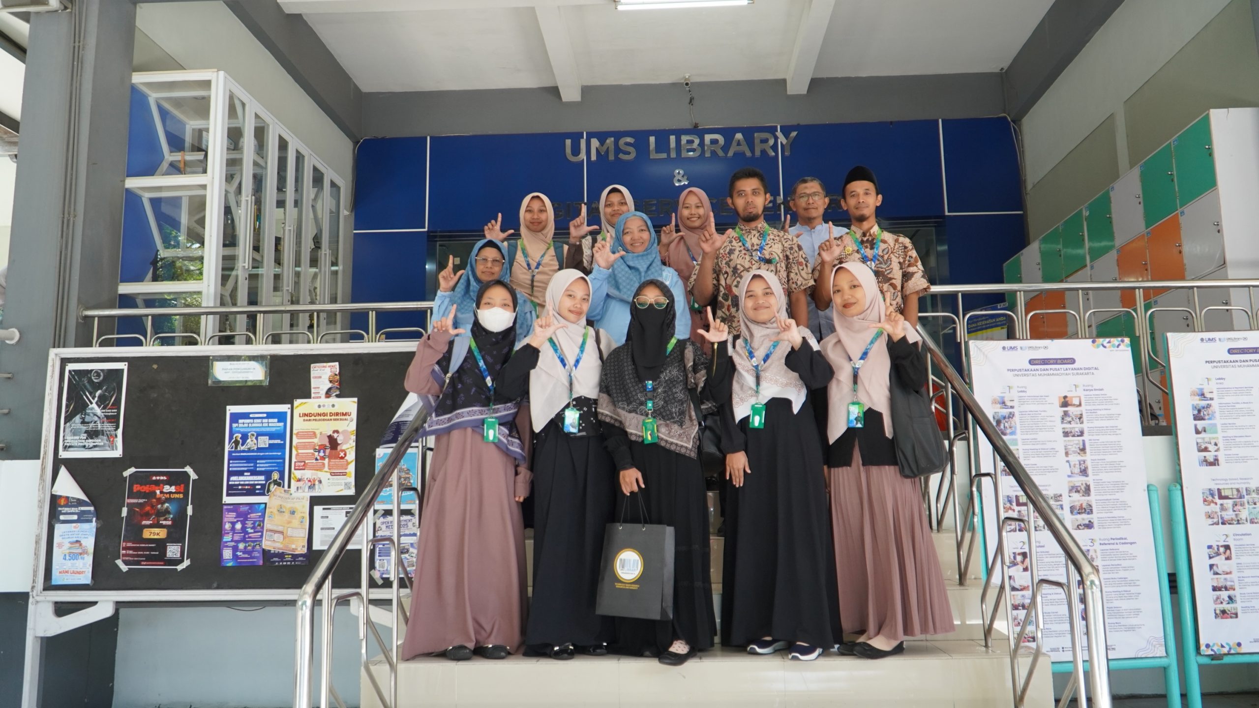 UPT Perpustakaan UMS Terima Kunjungan Edukasi Guru MIM Akhlaqul Karimah Mojogedang