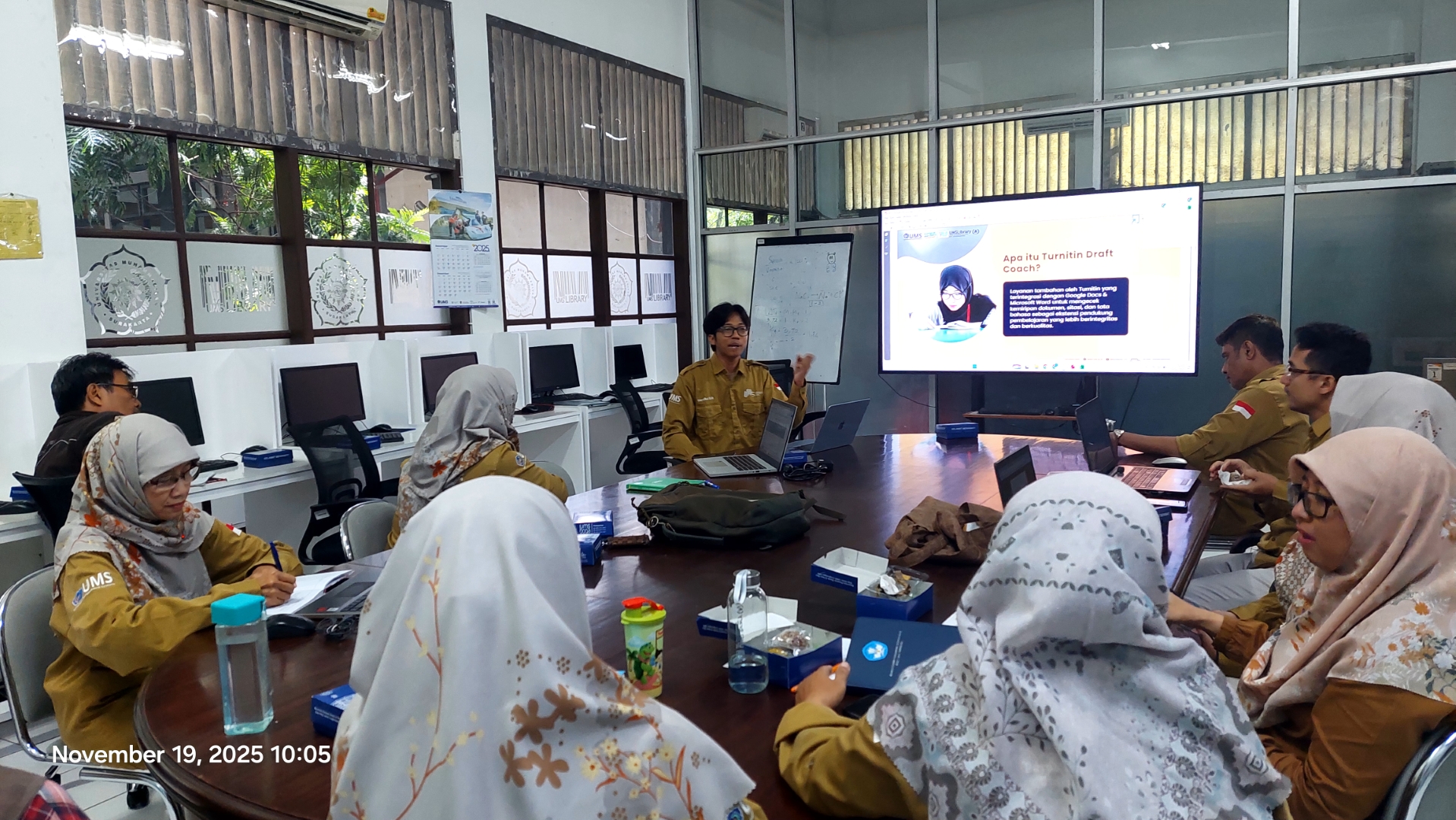 Pustakawan UMS Asah Kompetensi Mengajar Lewat Micro Teaching Literasi Informasi: Komitmen Hadirkan Layanan Unggul