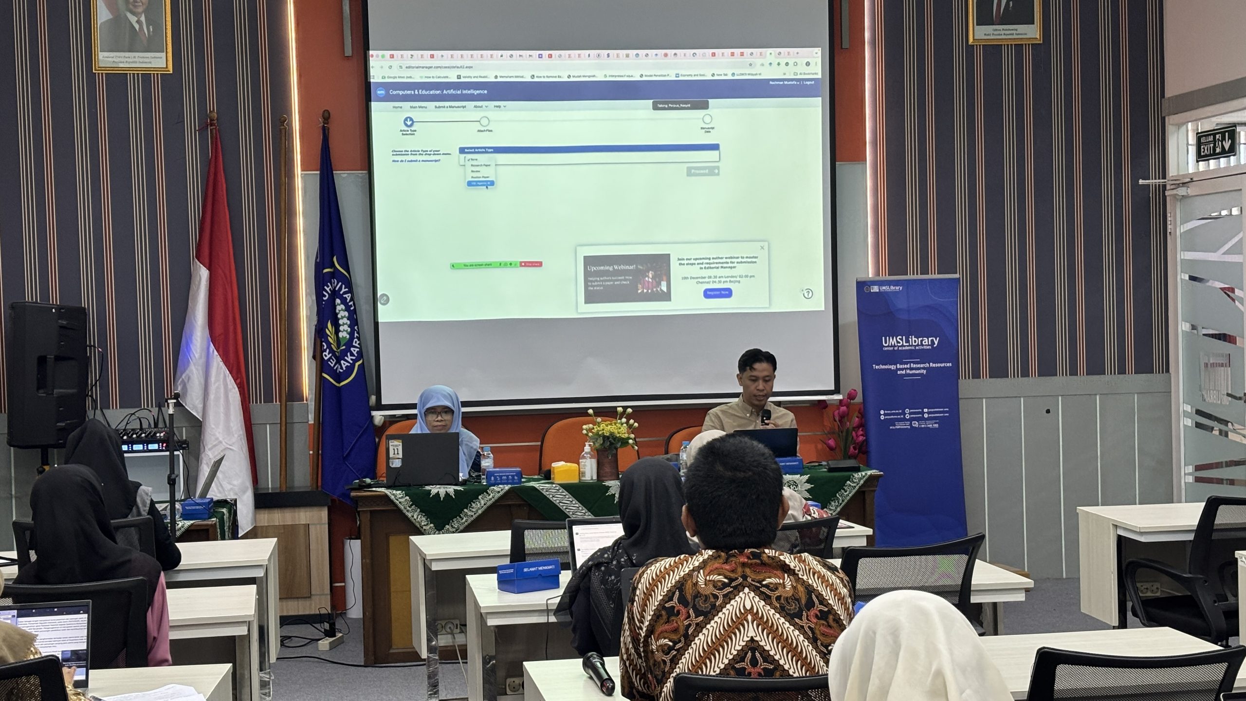 UMS Gelar Library Literacy Fest 2025: Strategi Jitu Tembus Jurnal Internasional ScienceDirect