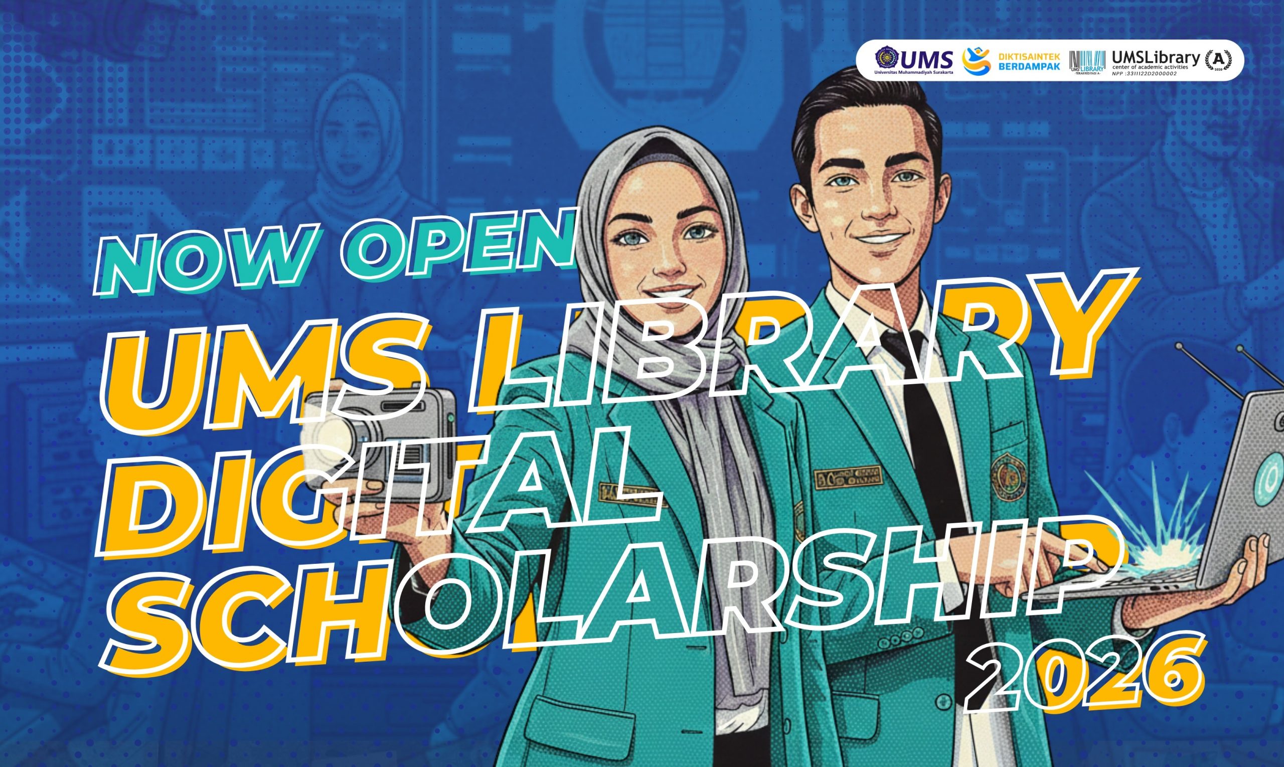 Dukung Kreativitas Mahasiswa, UPT Perpustakaan dan Layanan DIgital Buka Pendaftaran “UMSLIbrary Digital Scholarship 2026”
