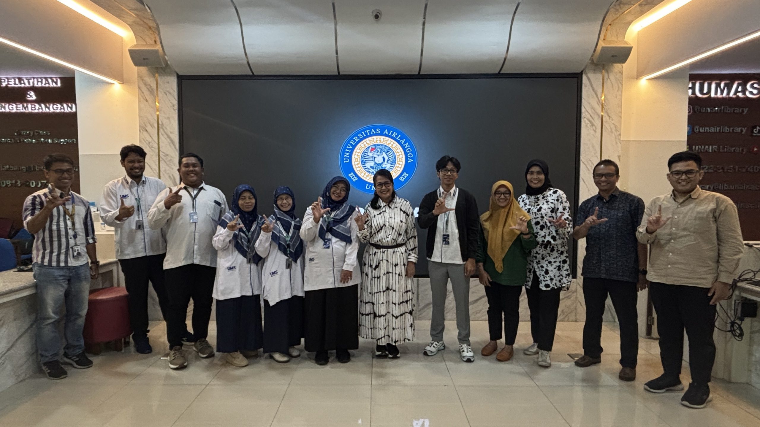Studi Banding Manajemen Mutu, Perpustakaan UMS Gali Inovasi Layanan di Perpustakaan Universitas Airlangga