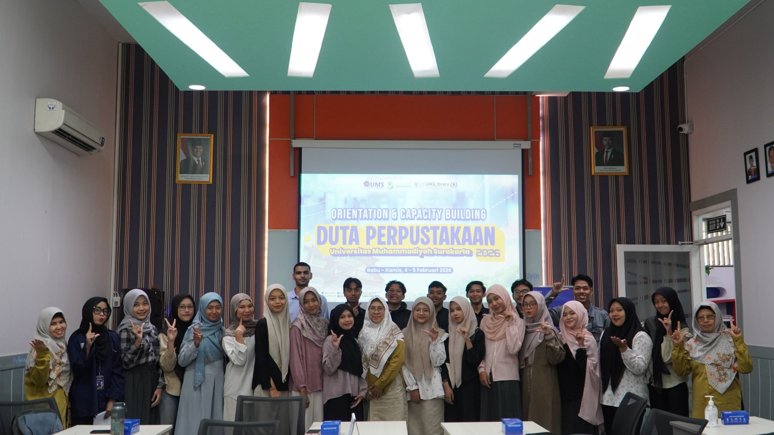 Perkuat Integritas Akademik dan Layanan Prima, Perpustakaan UMS Gelar Orientasi dan Capacity Building untuk Duta Perpustakaan 2026