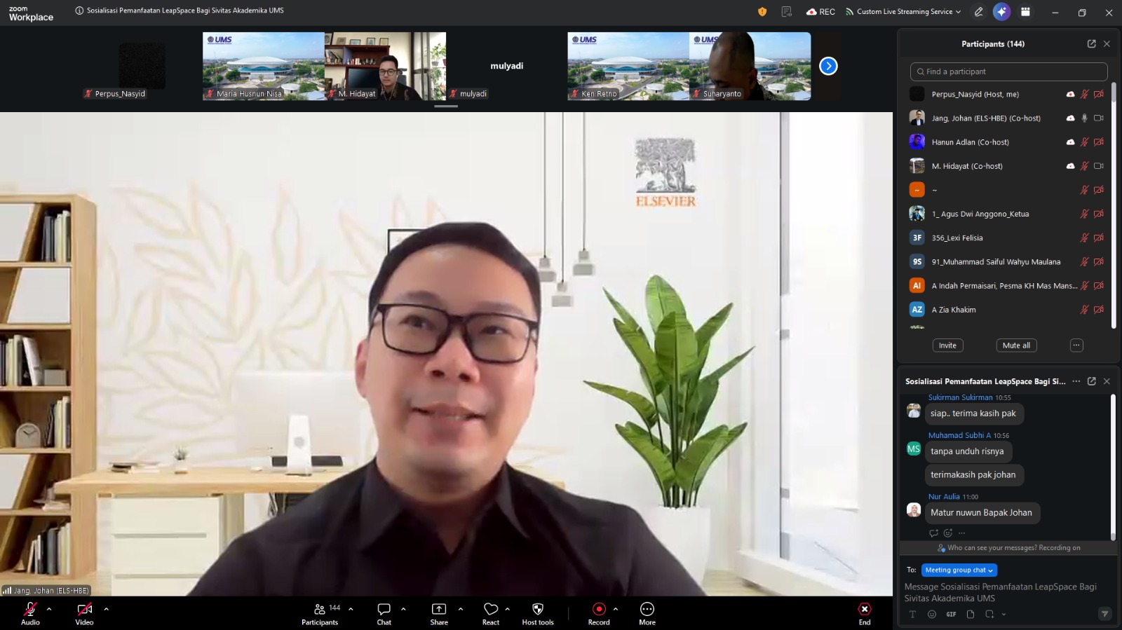 Sivitas Akademika UMS Diperkenalkan dengan LeapSpace, Teknologi AI Generasi Baru untuk Riset